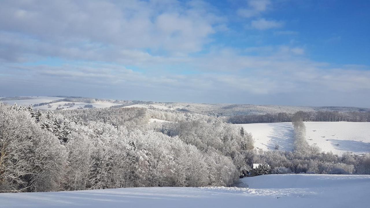 Ferienwohnung Floehatalblick Olbernhau Esterno foto