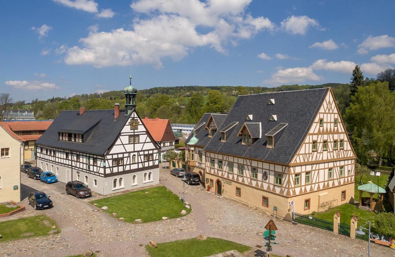 Ferienwohnung Floehatalblick Olbernhau Esterno foto